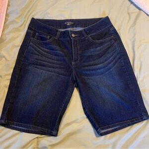Riders by Lee Dark Blue Denim Women’s Jean Shorts size 12